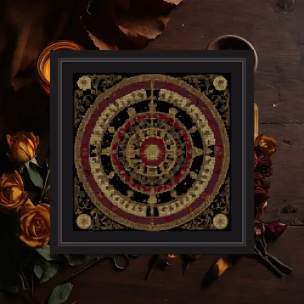 Wheel Of Fortune cross stitch pattern
