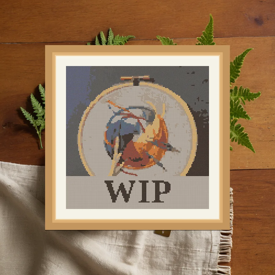 WIP cross stitch pattern